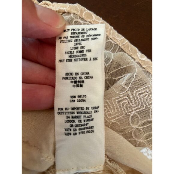 Free People Ivory Sleeveless Mini Dress - Picture 12 of 13